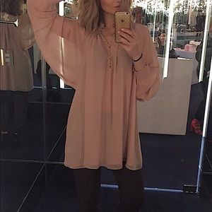 NASTY GAL blush dress/blouse